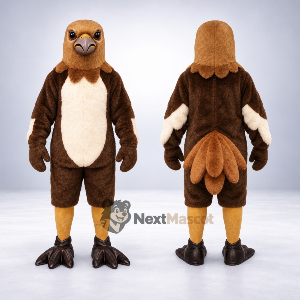 Eagle Mascot Costume - Brown for Fan Events Eagle Mascot Costume - Brown for Fan Events