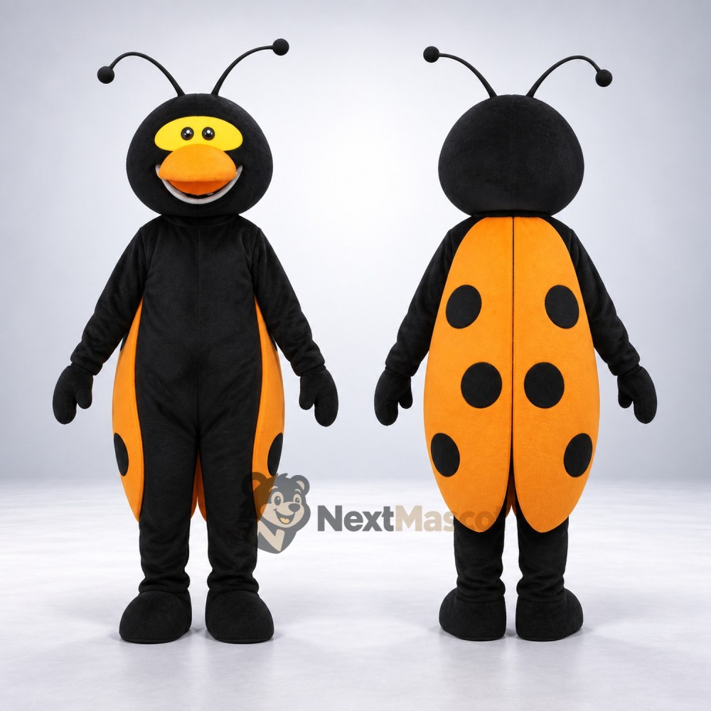 Ladybug Mascot Costume - Orange Ladybug Mascot Costume - Orange