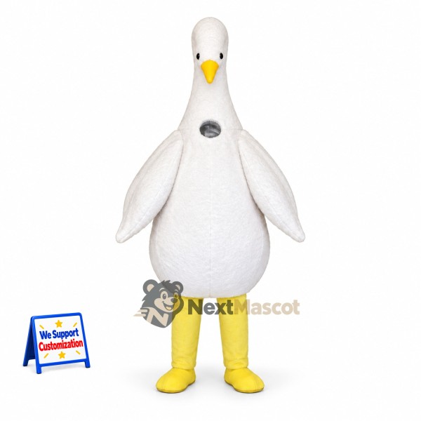 Goose Mascot Costume - White for Sports Days