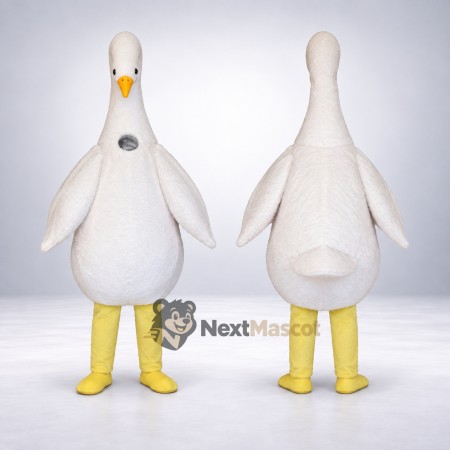 Goose Mascot Costume - White for Sports Days Goose Mascot Costume - White for Sports Days