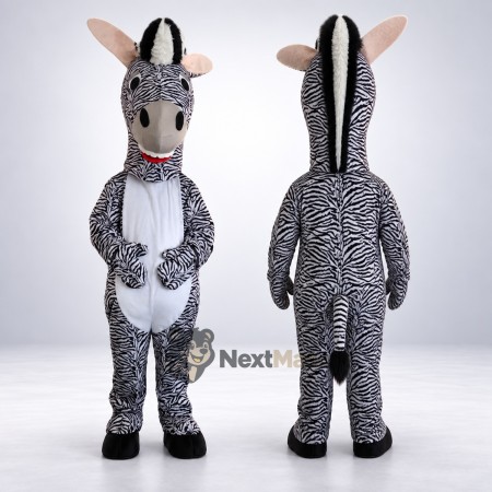 Zebra Mascot Costume - White Belly Zebra Mascot Costume - White Belly