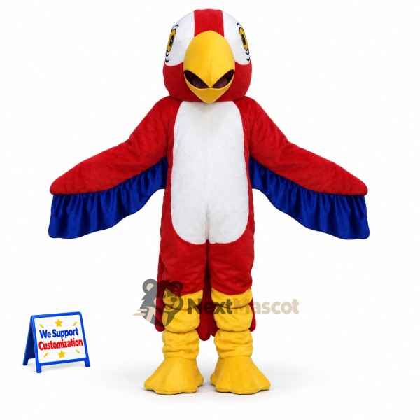 Parrot Mascot Costume - Red for Fairs