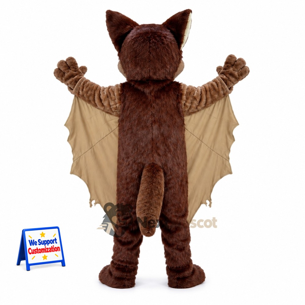 Bat Mascot Costume - Brown for Parades Bat Mascot Costume - Brown for Parades