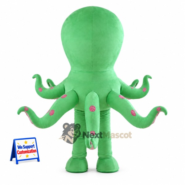 Octopus Mascot Costume - Green Octopus Mascot Costume - Green