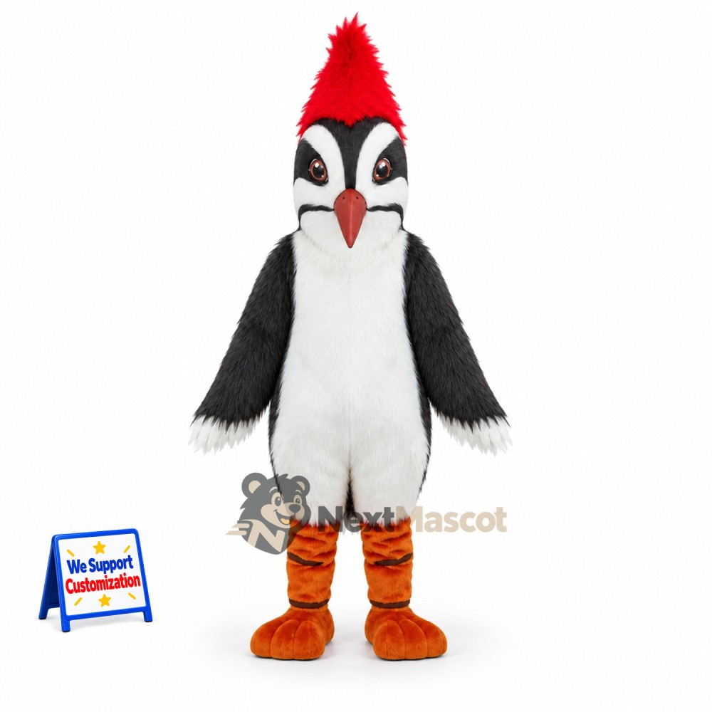 Woodpecker Mascot Costume for Community Events Woodpecker Mascot Costume for Community Events
