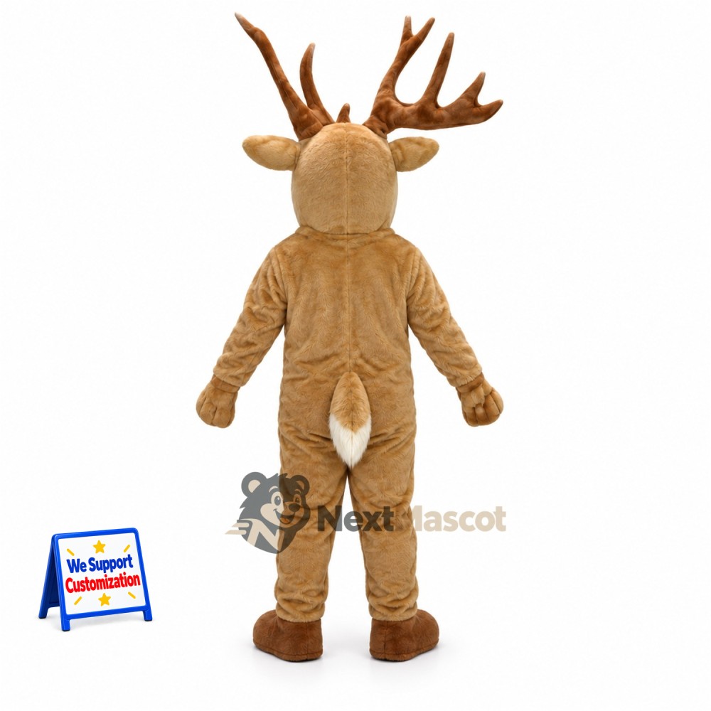 Deer Mascot Costume - Brown for Spring Events Deer Mascot Costume - Brown for Spring Events