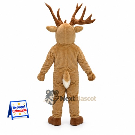 Deer Mascot Costume - Brown for Spring Events Deer Mascot Costume - Brown for Spring Events