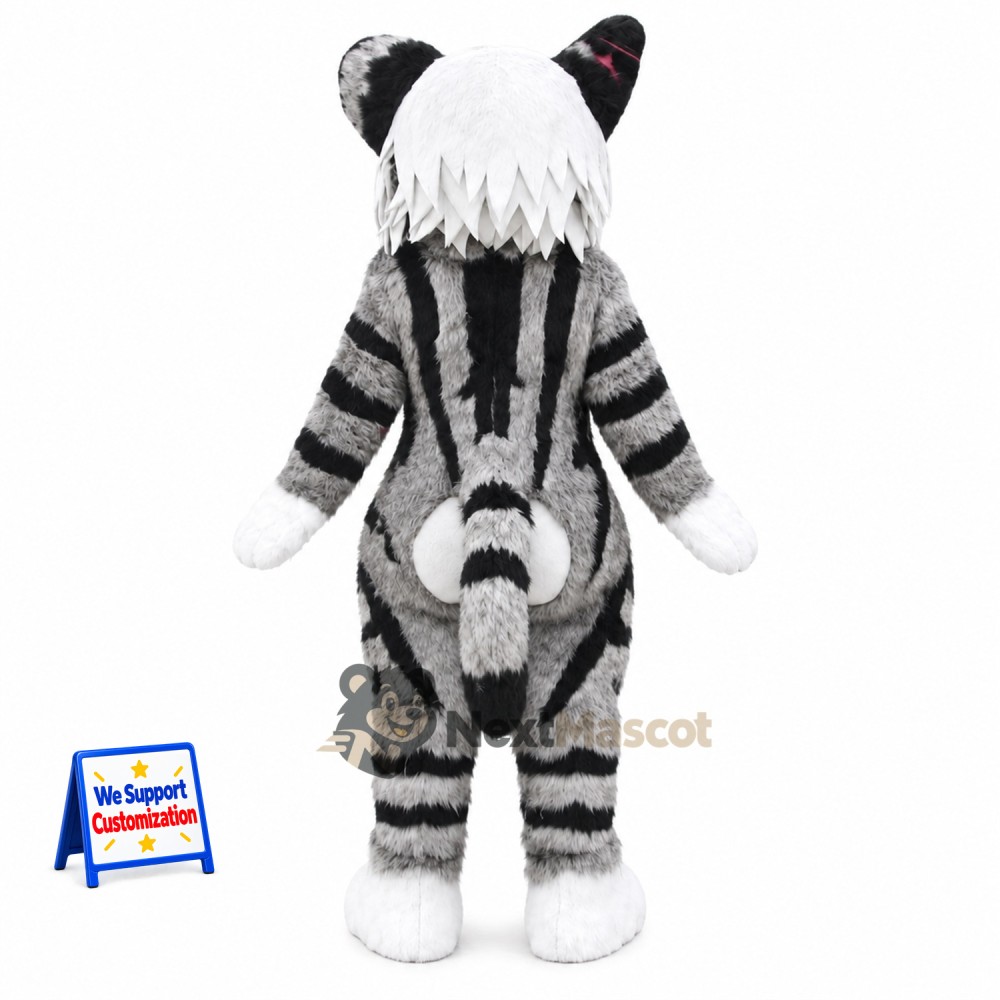 Tabby Cat Mascot Costume - Gray for Parades