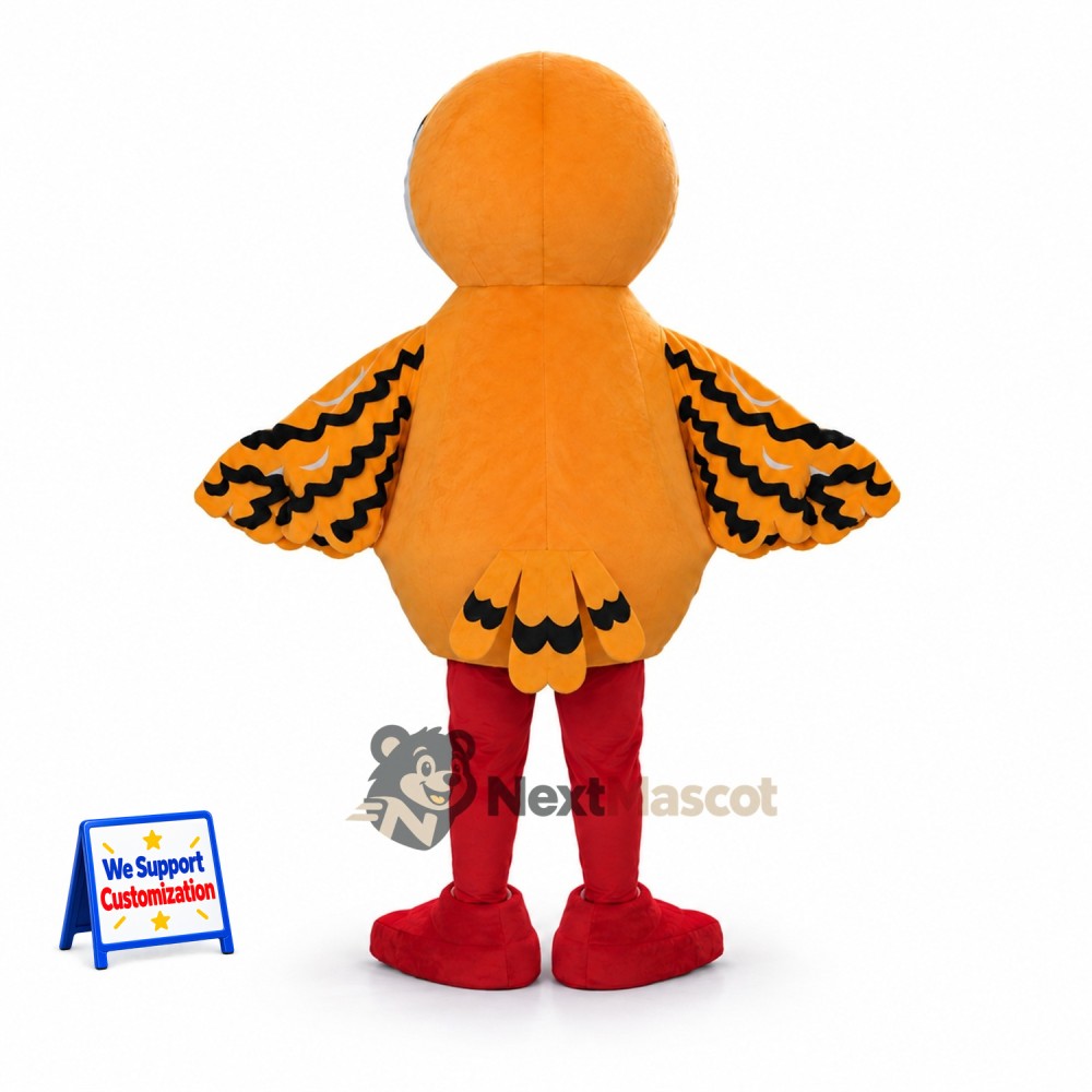 Kestrel Mascot Costume - Orange Kestrel Mascot Costume - Orange