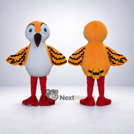 Kestrel Mascot Costume - Orange Kestrel Mascot Costume - Orange