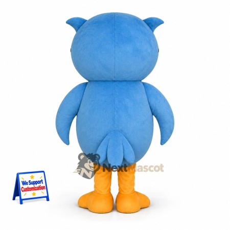 Owl Mascot Costume - Blue for Community Events Owl Mascot Costume - Blue for Community Events