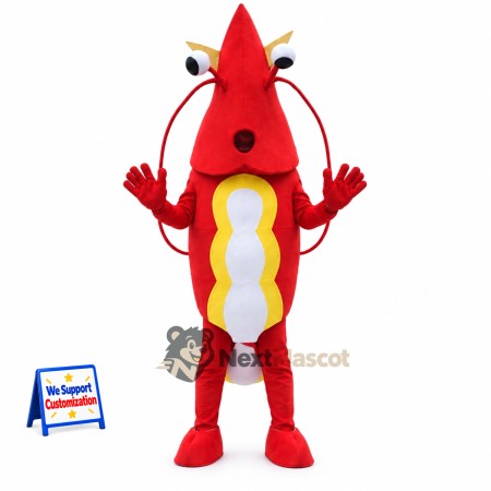 Lobster Mascot Costume - Red for Team Events Lobster Mascot Costume - Red for Team Events