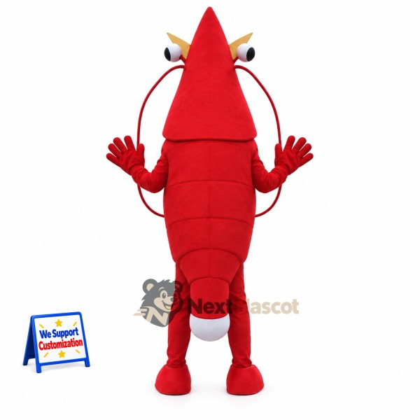 Lobster Mascot Costume - Red for Team Events Lobster Mascot Costume - Red for Team Events