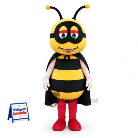 Bee Mascot Costume - Red Boots for Pollinator Events