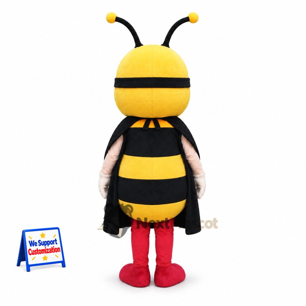 Bee Mascot Costume - Red Boots for Pollinator Events