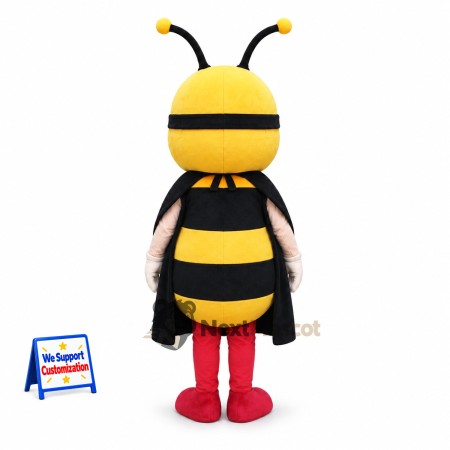 Bee Mascot Costume - Red Boots for Pollinator Events