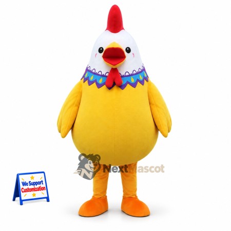 Chicken Mascot Costume - Yellow Chicken Mascot Costume - Yellow