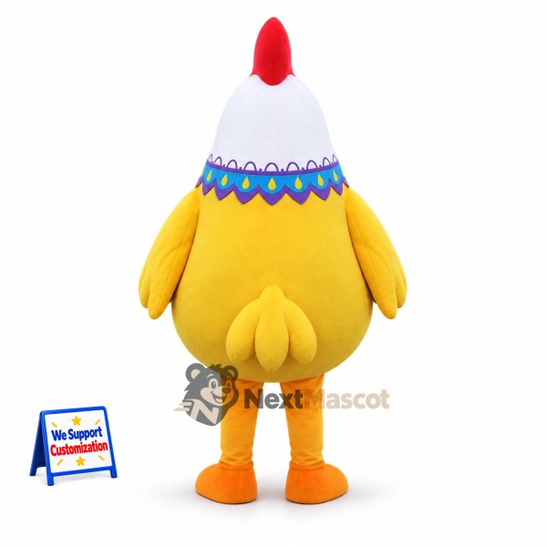 Chicken Mascot Costume - Yellow Chicken Mascot Costume - Yellow