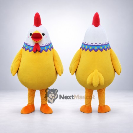Chicken Mascot Costume - Yellow Chicken Mascot Costume - Yellow
