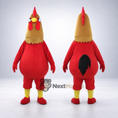 Rooster Mascot Costume - Red for Pep Rallies Rooster Mascot Costume - Red for Pep Rallies