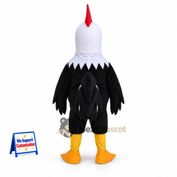 Rooster Mascot Costume - Black Rooster Mascot Costume - Black