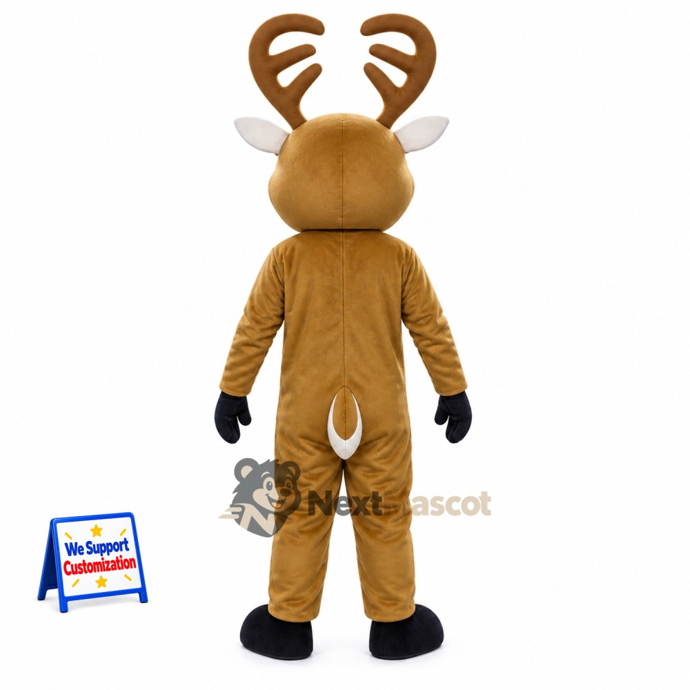 Deer Mascot Costume - Brown for Community Parades Deer Mascot Costume - Brown for Community Parades