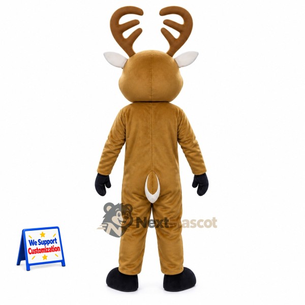 Deer Mascot Costume - Brown for Community Parades Deer Mascot Costume - Brown for Community Parades