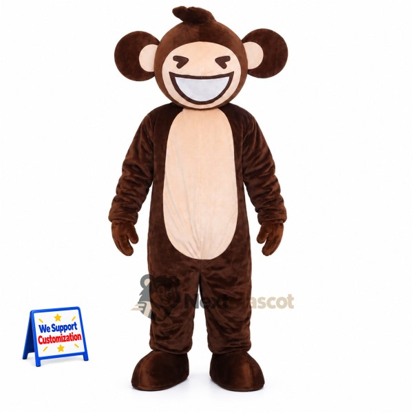 Monkey Mascot Costume - Brown for Photo Events