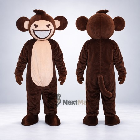 Monkey Mascot Costume - Brown for Photo Events Monkey Mascot Costume - Brown for Photo Events