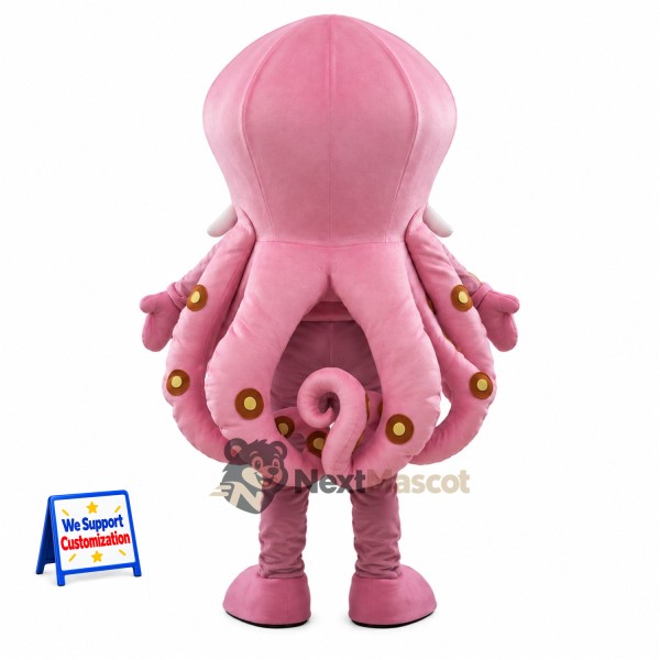 Octopus Mascot Costume - Pink for Ocean Events Octopus Mascot Costume - Pink for Ocean Events