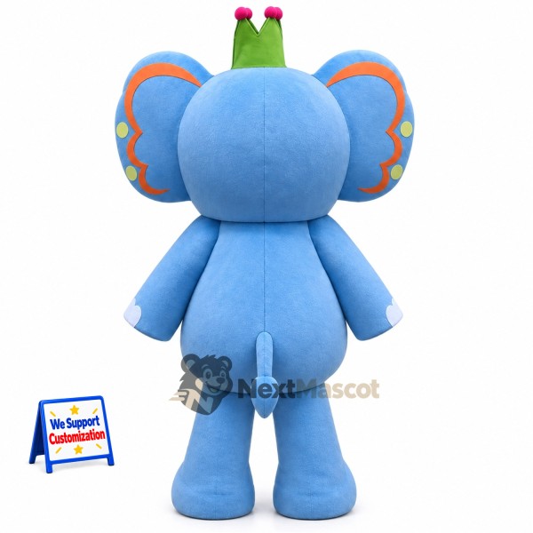 Elephant Mascot Costume - Blue for Community Events Elephant Mascot Costume - Blue for Community Events