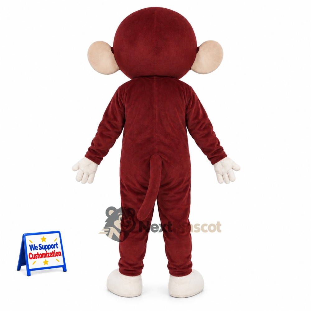 Monkey Mascot Costume - Brown for Stage Shows Monkey Mascot Costume - Brown for Stage Shows