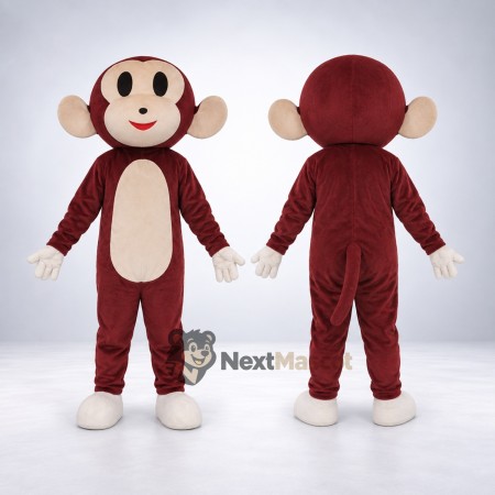 Monkey Mascot Costume - Brown for Stage Shows Monkey Mascot Costume - Brown for Stage Shows