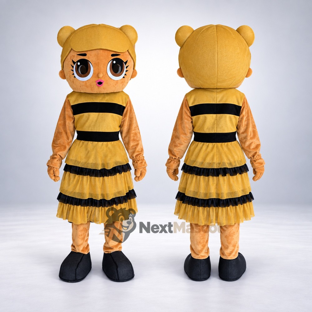 Bee Girl Mascot Costume for Spring Festivals Bee Girl Mascot Costume for Spring Festivals