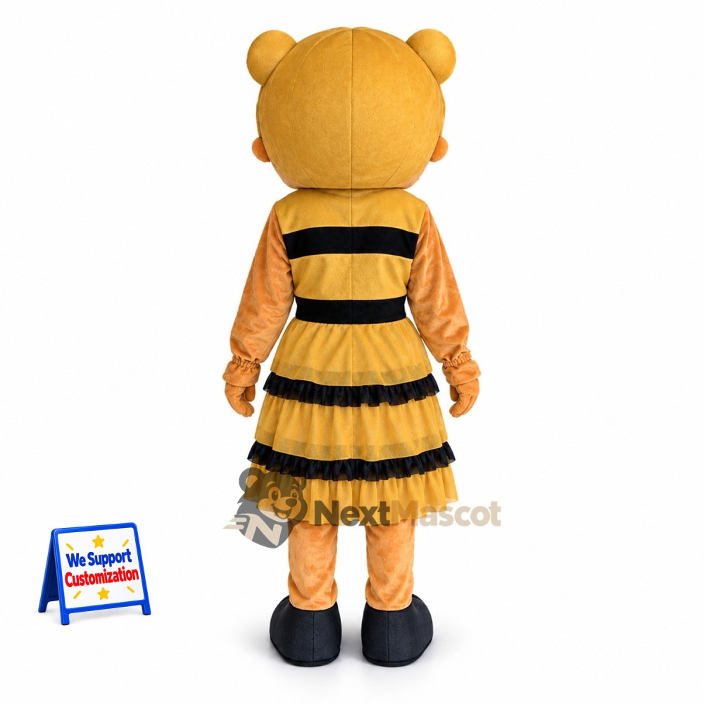 Bee Girl Mascot Costume for Spring Festivals Bee Girl Mascot Costume for Spring Festivals