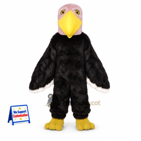 Vulture Mascot Costume - Black Vulture Mascot Costume - Black