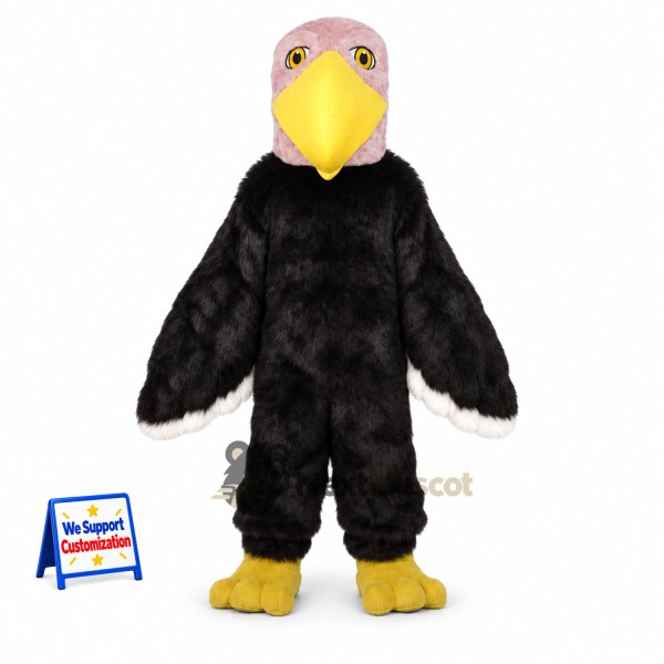 Vulture Mascot Costume - Black