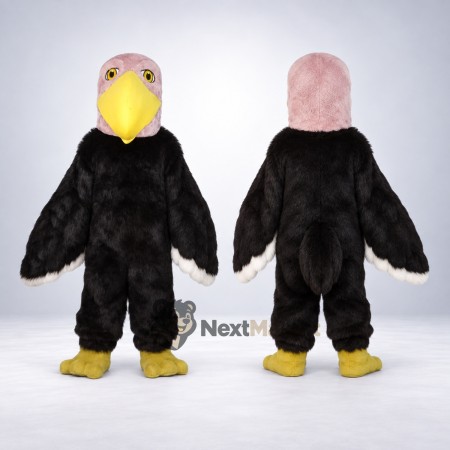 Vulture Mascot Costume - Black Vulture Mascot Costume - Black