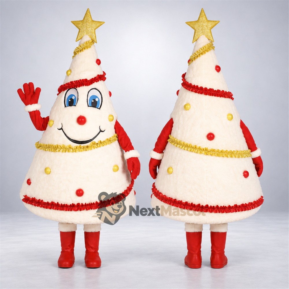 Christmas Tree Mascot Costume Christmas Tree Mascot Costume