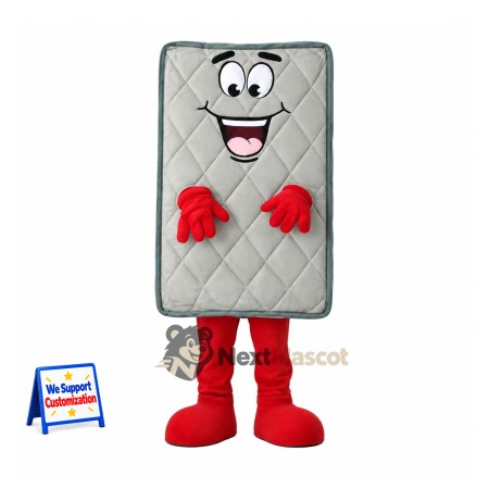 Mattress Mascot Costume - Gray