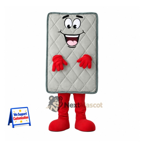 Mattress Mascot Costume - Gray