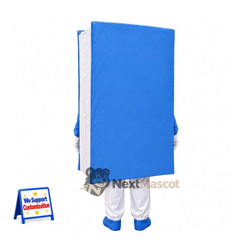 Book Mascot Costume - Blue Book Mascot Costume - Blue