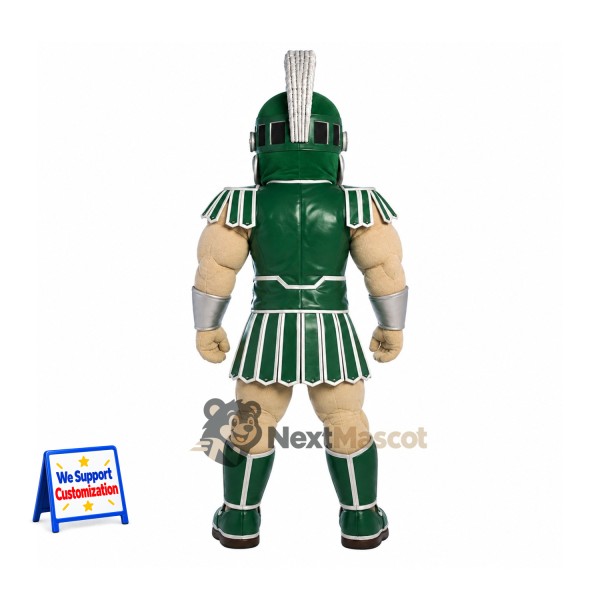 Spartan Warrior Mascot Costume - Green Spartan Warrior Mascot Costume - Green