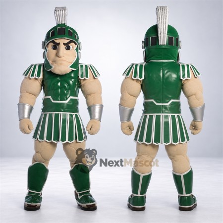 Spartan Warrior Mascot Costume - Green Spartan Warrior Mascot Costume - Green