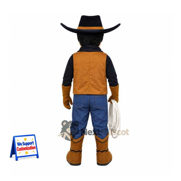 Cowboy Mascot Costume Cowboy Mascot Costume