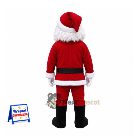 Santa Claus Mascot Costume Santa Claus Mascot Costume