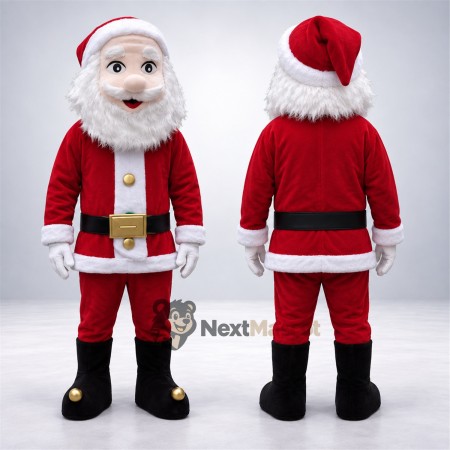 Santa Claus Mascot Costume Santa Claus Mascot Costume