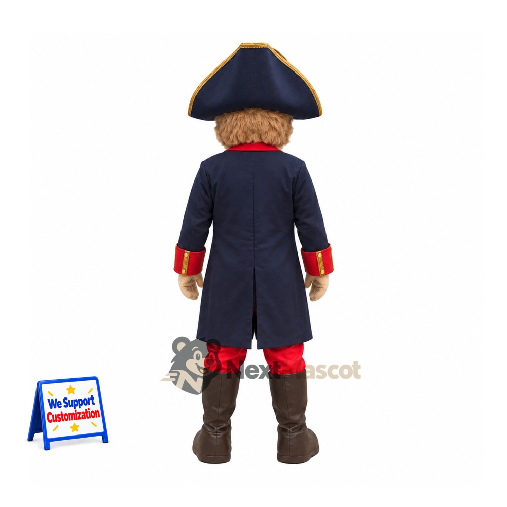 Pirate Captain Mascot Costume Pirate Captain Mascot Costume