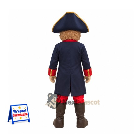 Pirate Captain Mascot Costume Pirate Captain Mascot Costume