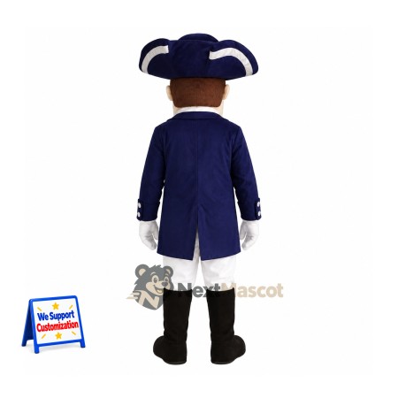 Colonial Patriot Mascot Costume Colonial Patriot Mascot Costume